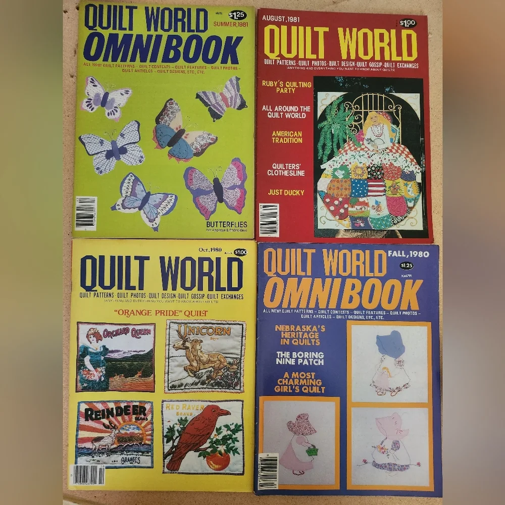 1980-1991 Quilt World 11 magazines